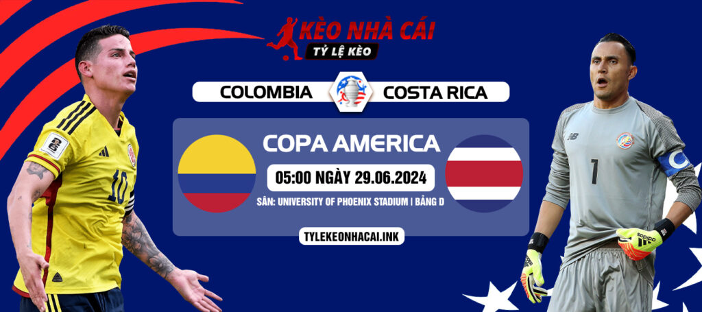 Soi kèo Colombia vs Costa Rica